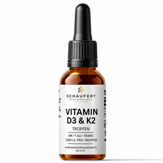 Vitamin D3 + K2 - 1.700 Tropfen (1.000 I.E.) - 50ml