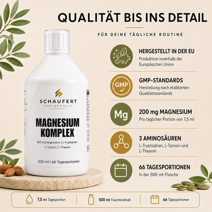 Magnesium Komplex mit Vitamin C, D3 und Aminosäuere