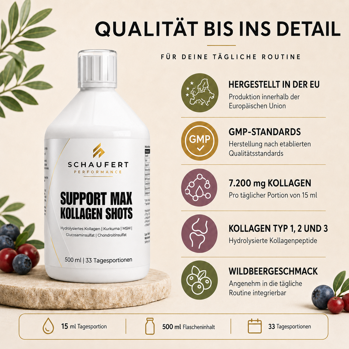Support Max Kollagen Shots